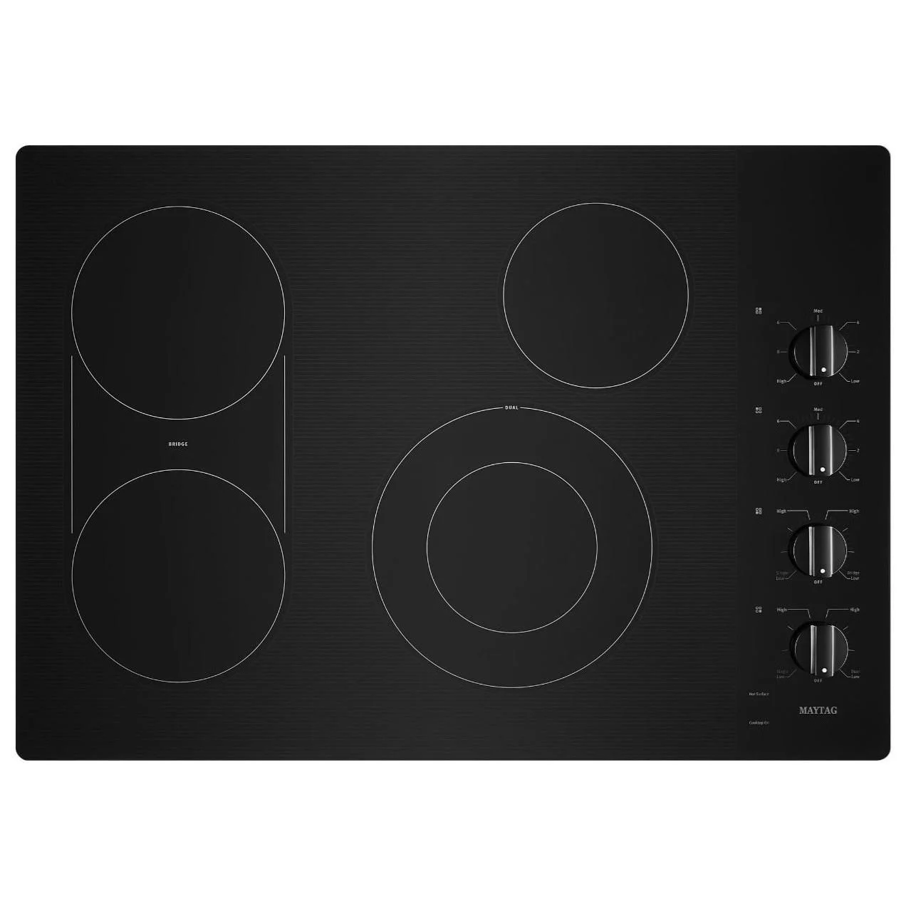 Maytag MEC8830HB 30Inch Electric Cooktop with Reversible Grill and Griddle Westrich Furniture